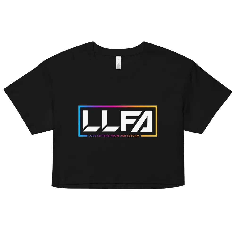 LLFA Logo Premium Crop T-Shirt - Black product image (6)