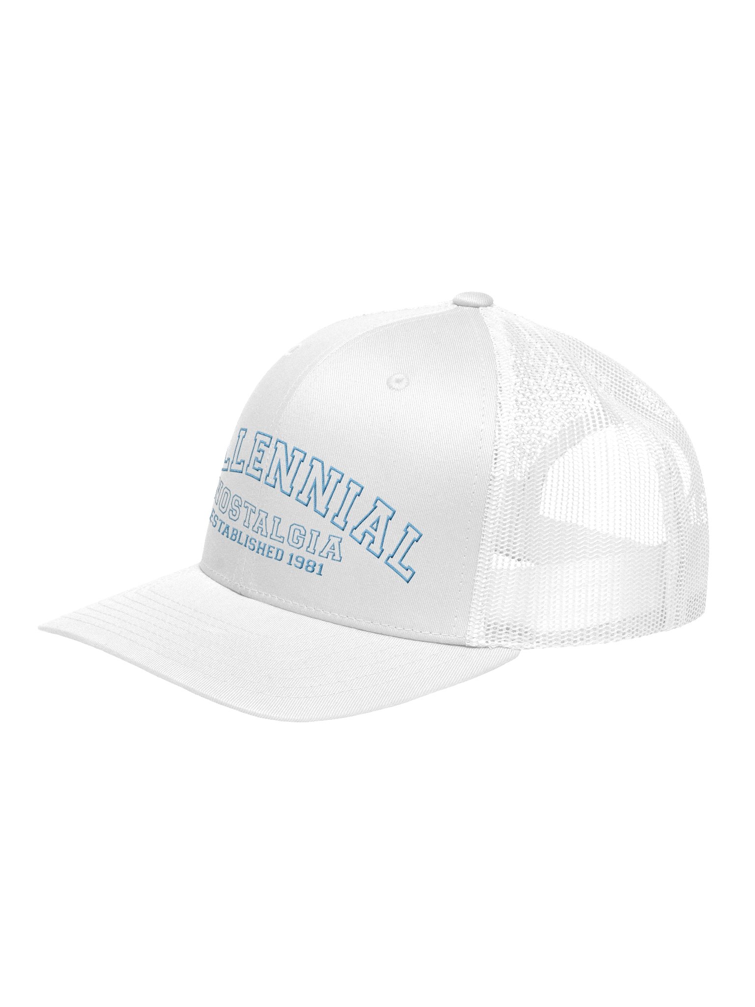 COLLEGIATE MILLENNIAL TRUCKER HAT product image (3)