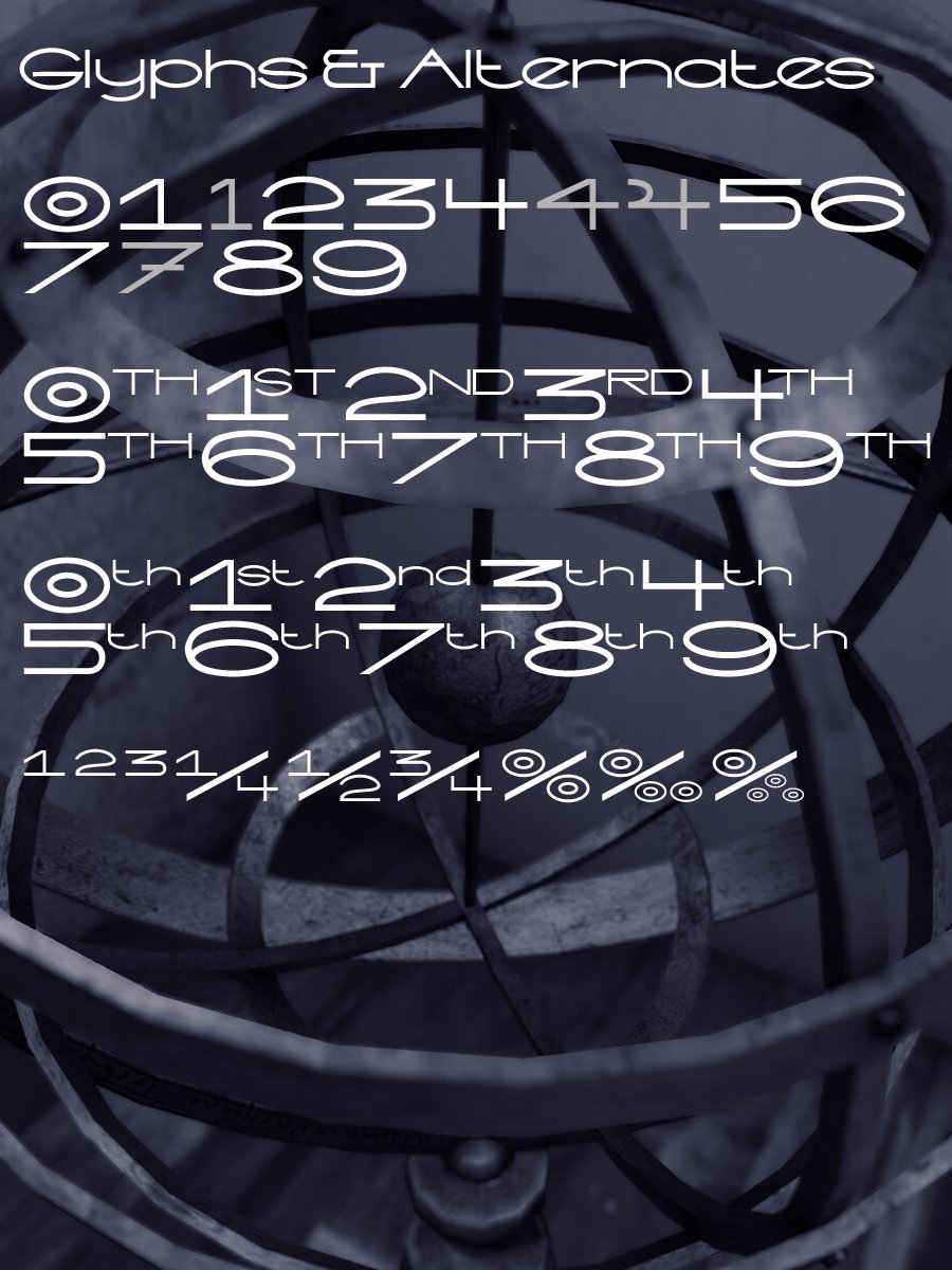 Armillary font product image (3)