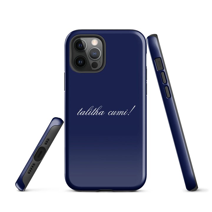 Talitha Cumi Tough Phone Case - Navy product image (5)