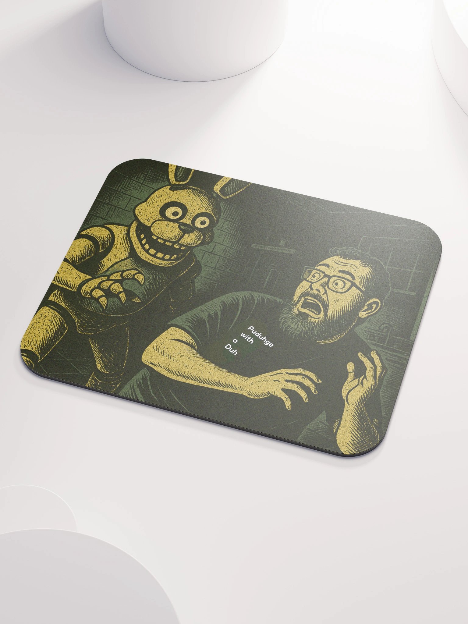 Frightening Encounter Mouse Pad product image (3)