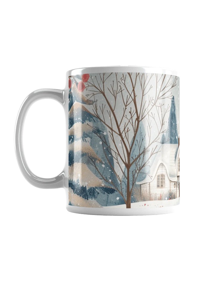 Snowy Winter White Glossy Ceramic Mug by Treasure Pie product image (1)