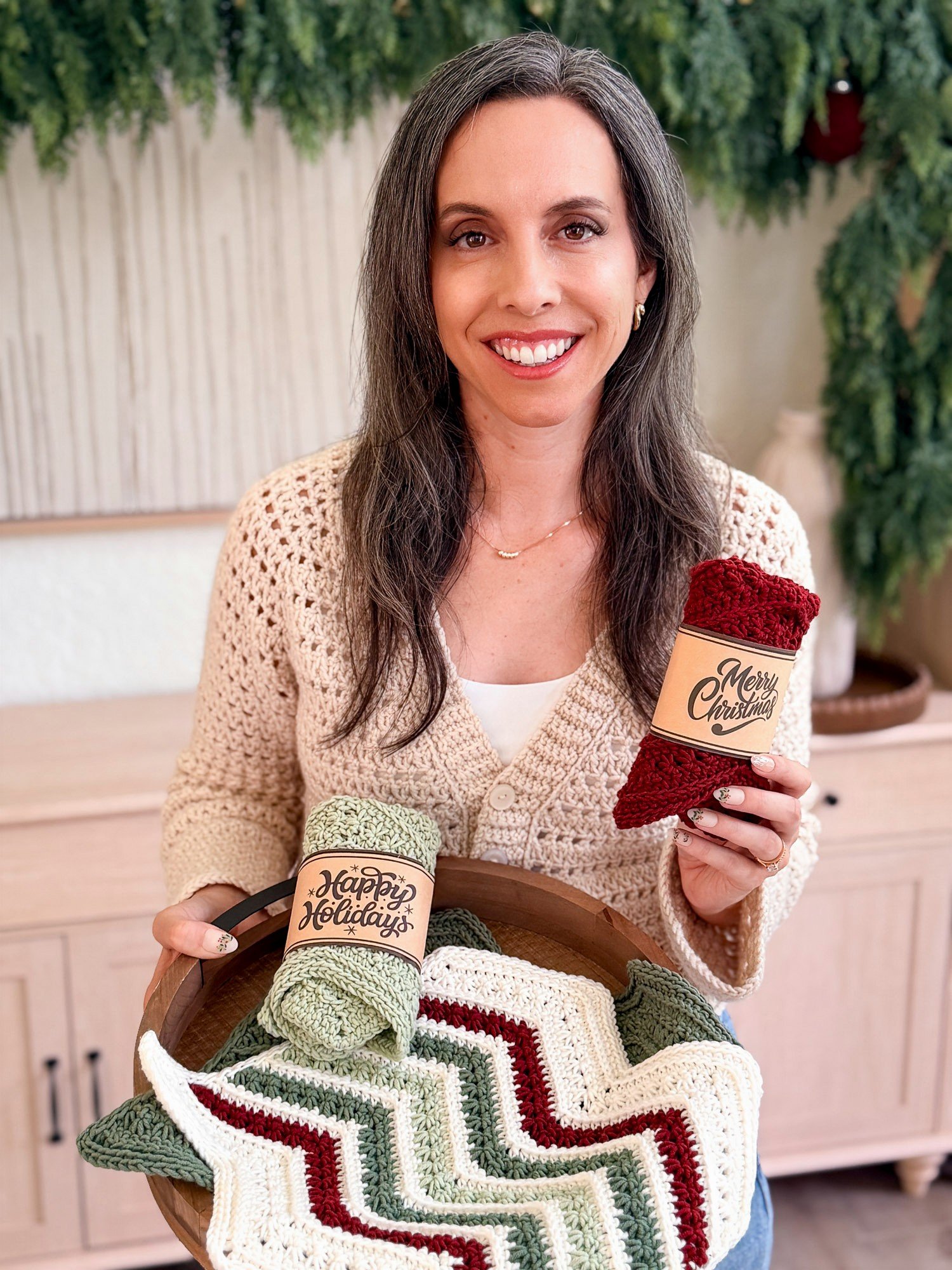 Petal Loop Holiday Collection | 4 Crochet Patterns + Printable Holiday Kit product image (10)