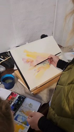 It was the last day of the exhibition today, but my very first day doing a public demonstration. It truly was a wonderful exp...