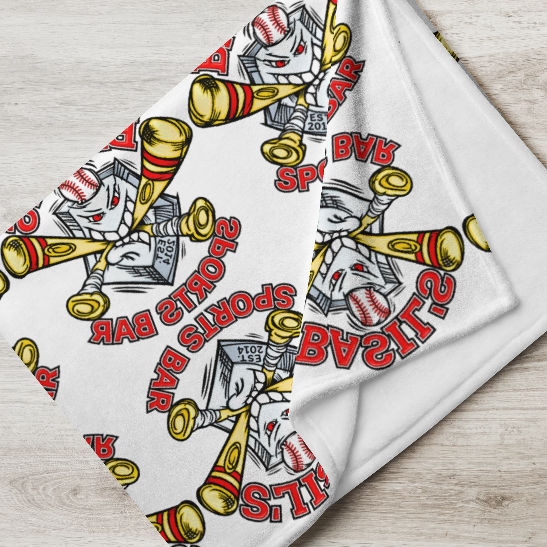 Basil’s Sports Bar — Game Day Throw Blanket product image (3)