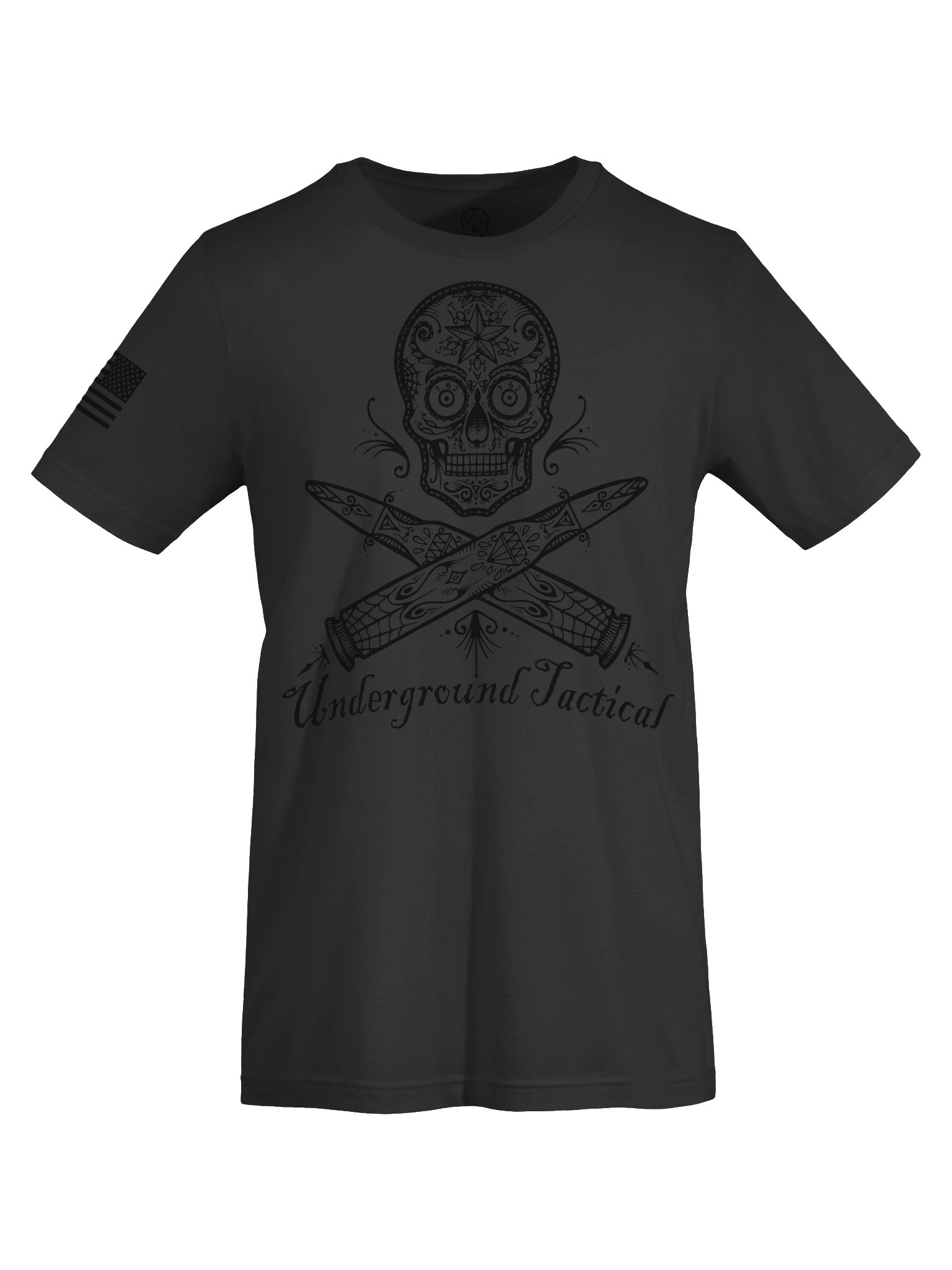 Underground Tactical monochrome logo black ink product image (51)