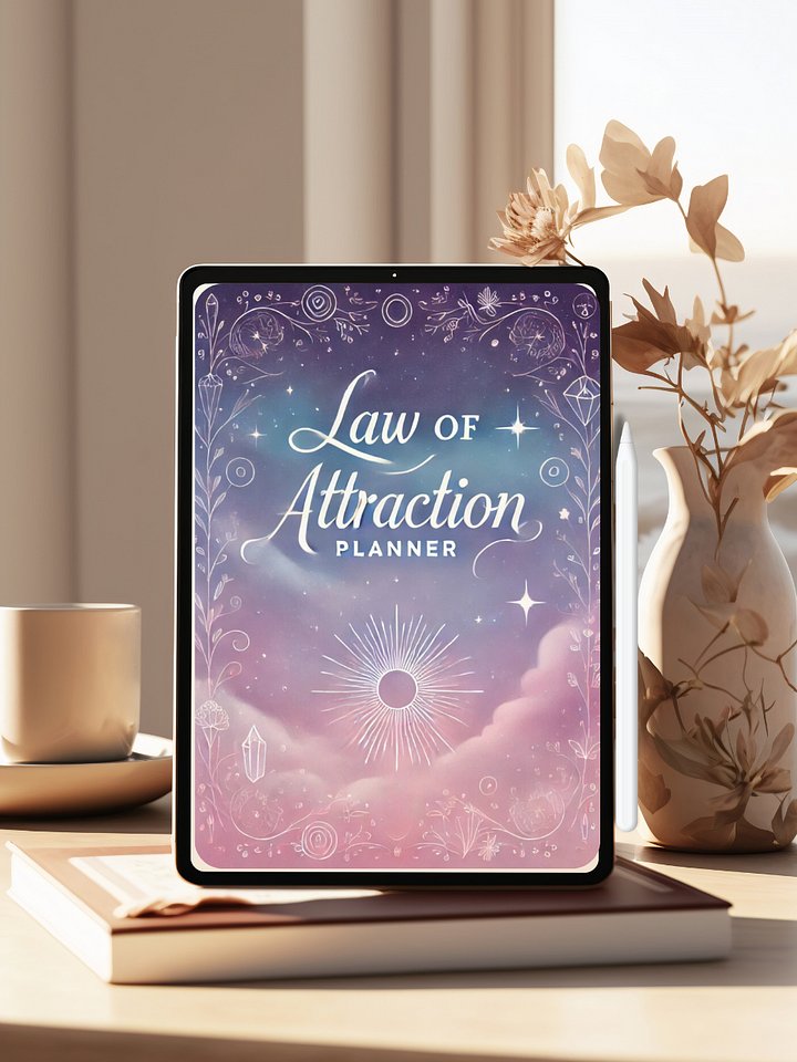 Law of Attraction Guided Planner product image (1)