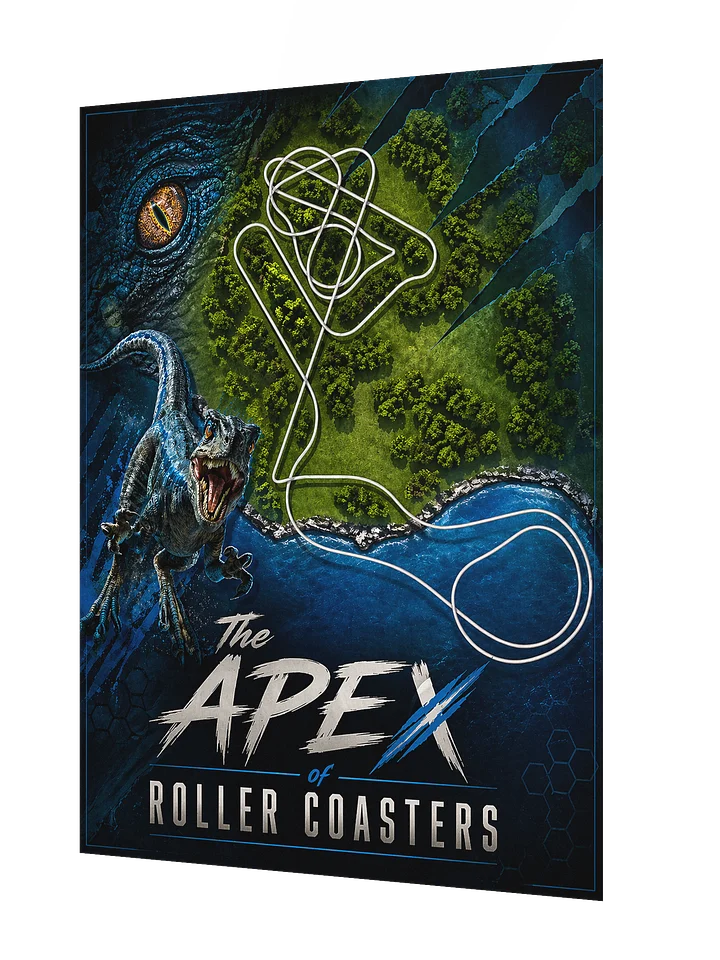 The Apex of Roller Coasters - Veloci inspired poster - 18x24" product image (2)