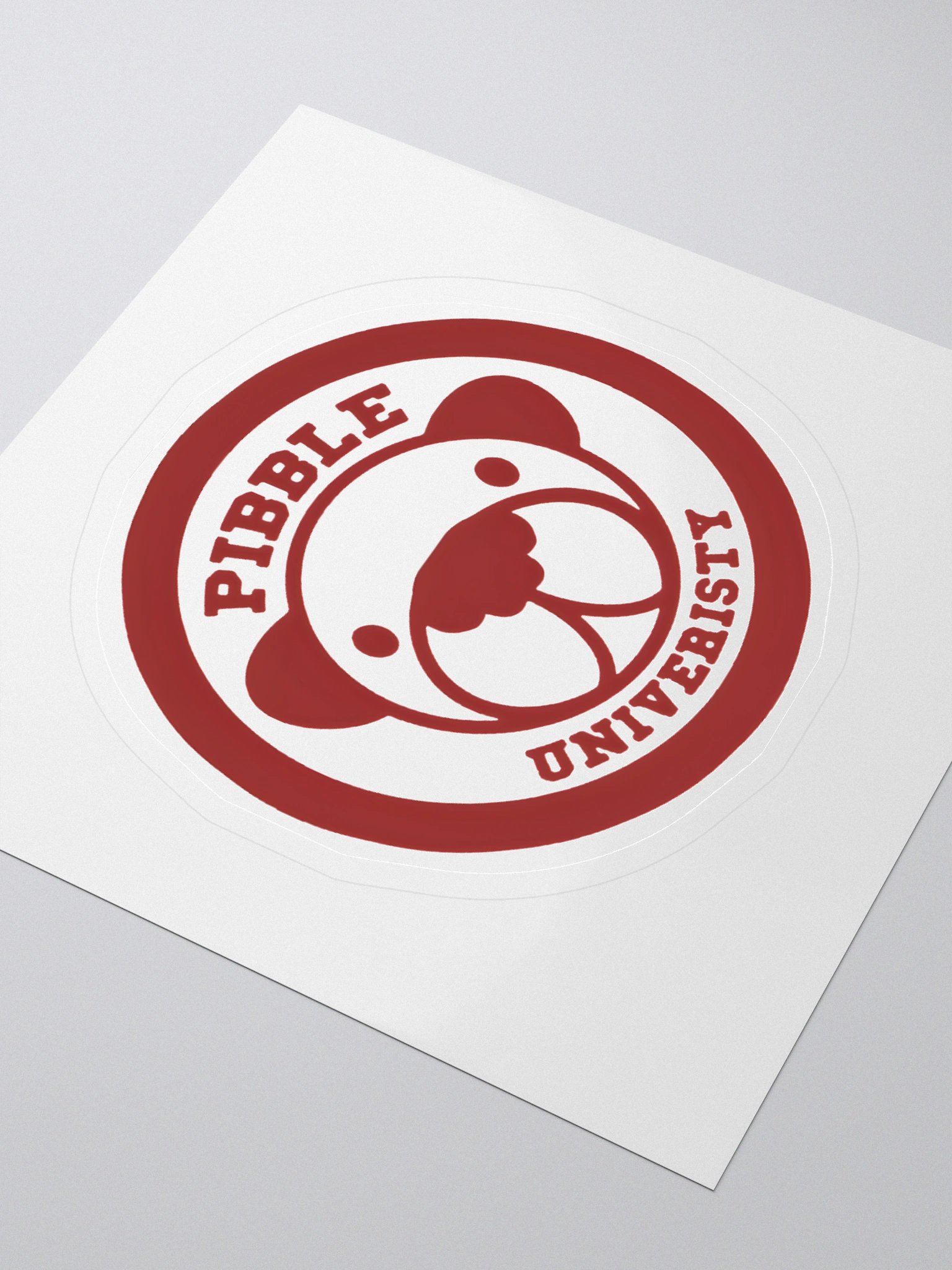 Pibble University Sticker product image (3)