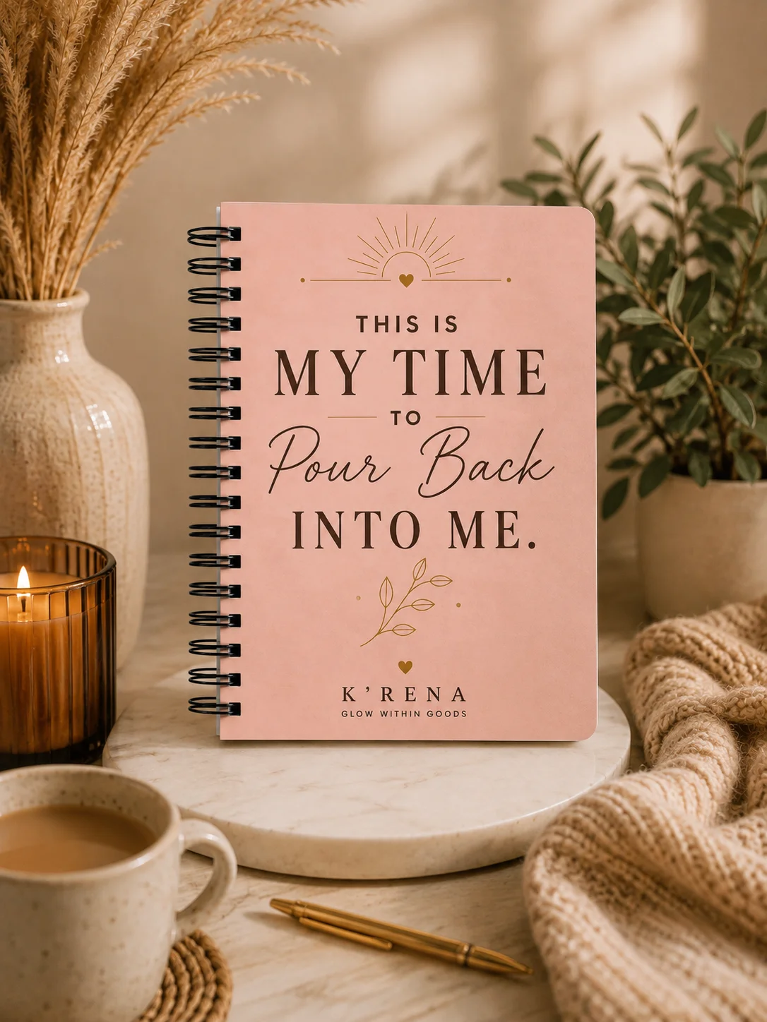 This Is My Time to Pour Back Into Me | Journal Notebook product image (1)