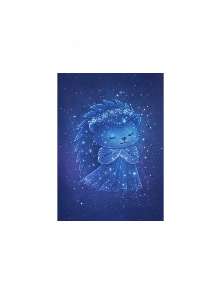 Zodiac hedgie Virgo matte poster product image (4)