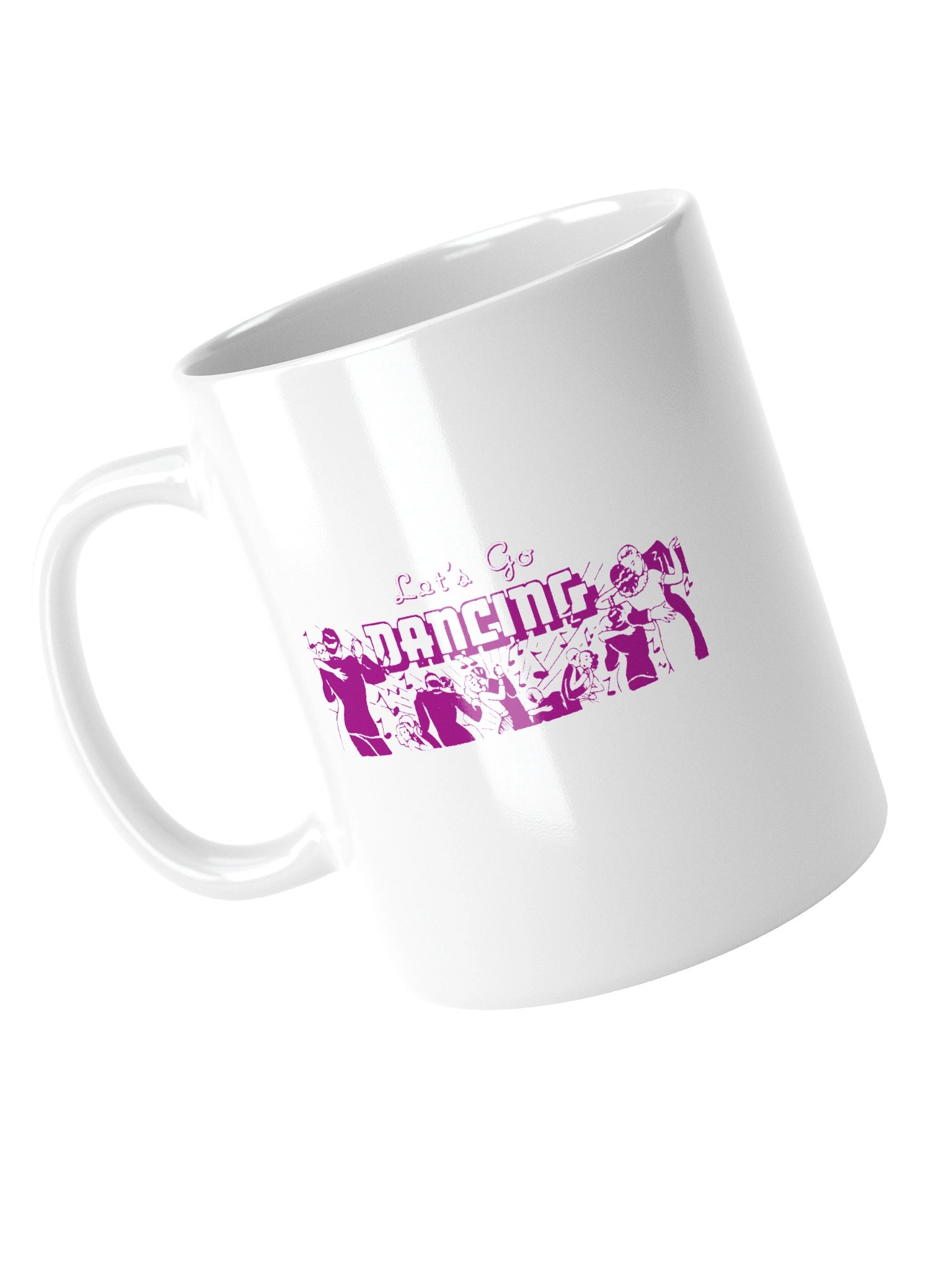 'Let's Go Dancing' White Mug product image (11)