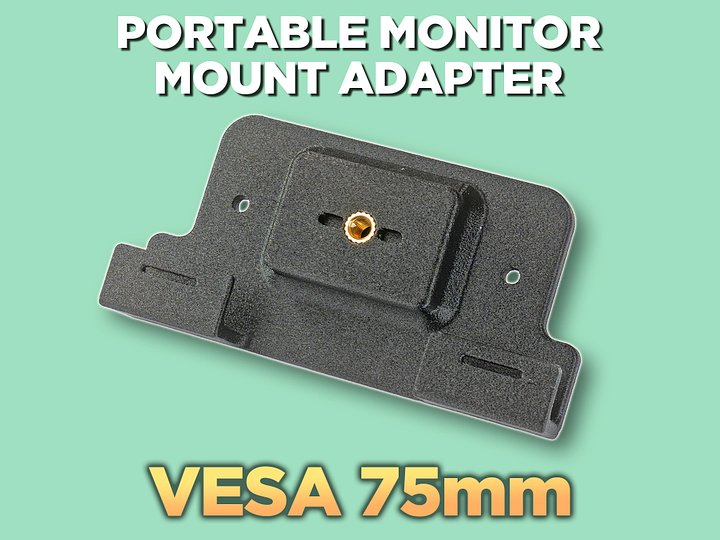 VESA 75mm to 1/4"-20 Adapter (2-screw) product image (1)