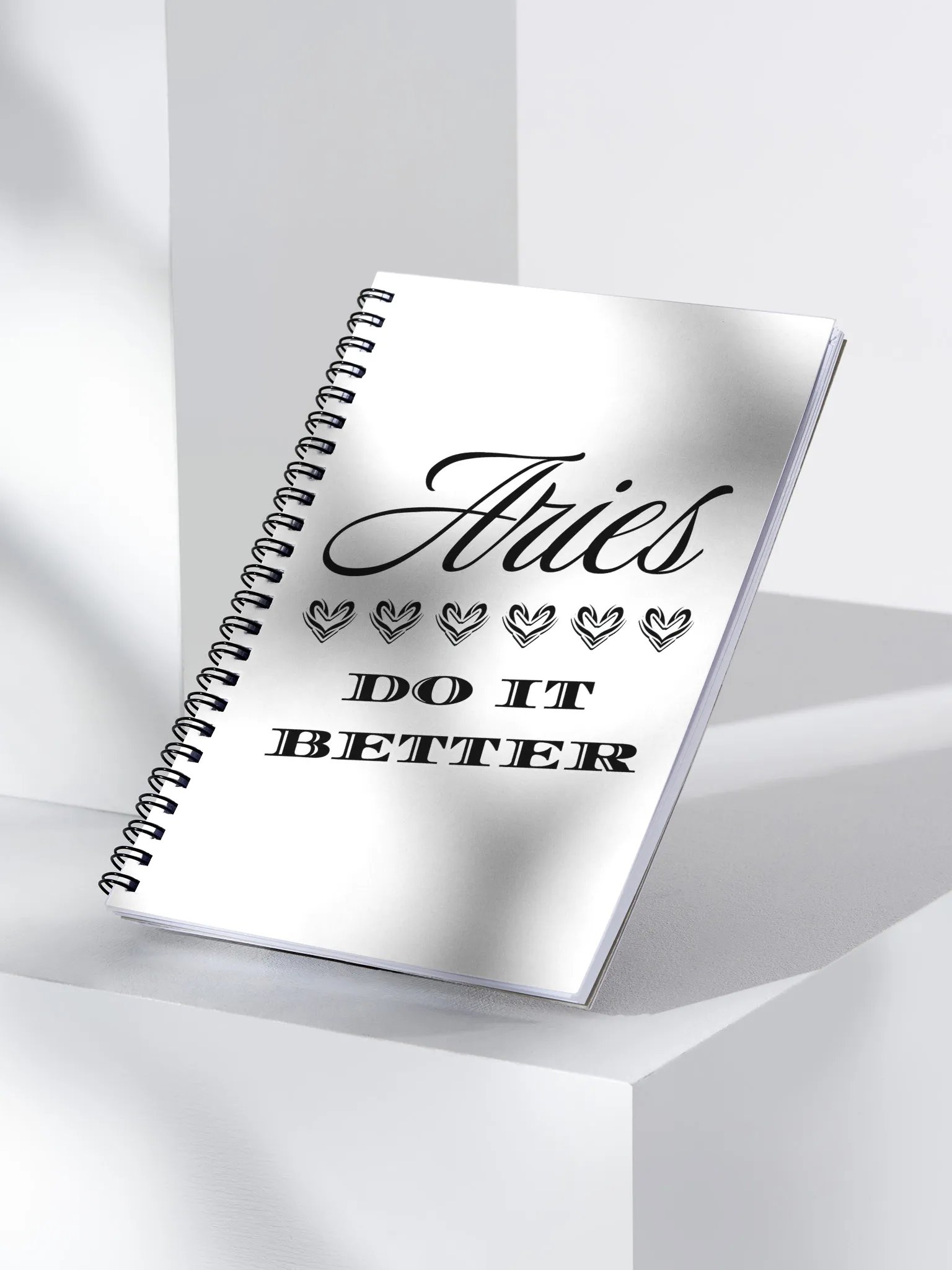 Aries Do It Better Spiral Notebook product image (3)