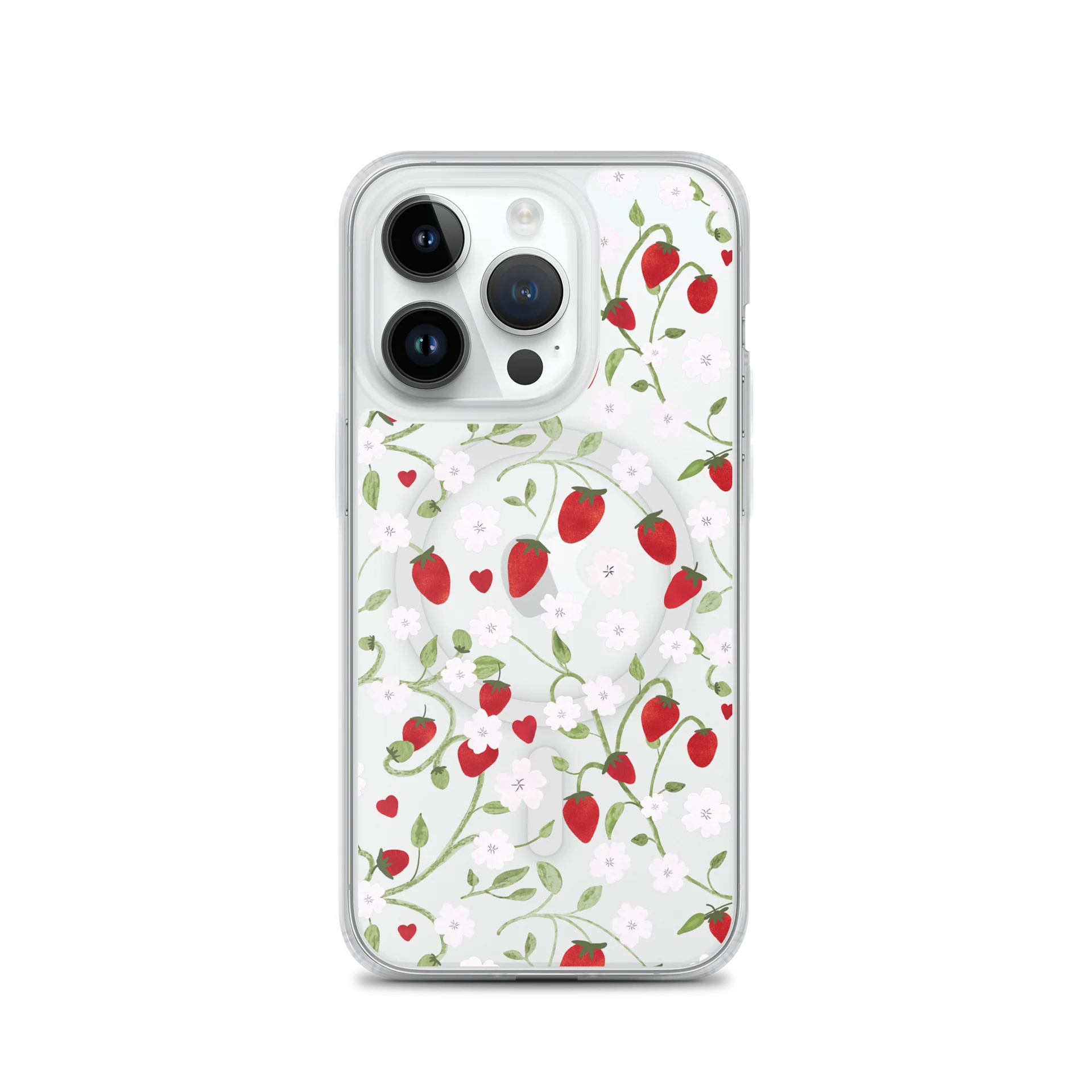 Strawberry Fields iPhone® MagSafe® Clear Case product image (3)