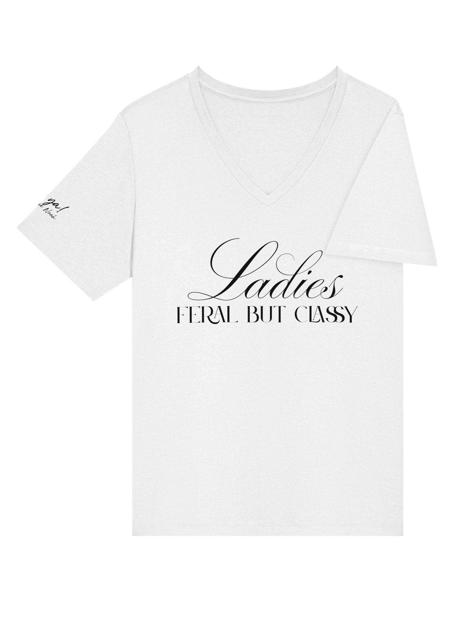 Ladies - Feral But Classy (v-neck) product image (28)