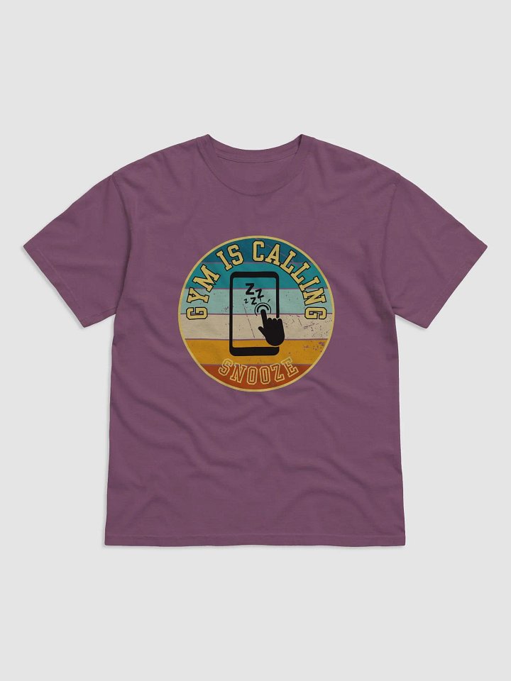 Retro Gym Snooze Badge T-Shirt product image (1)