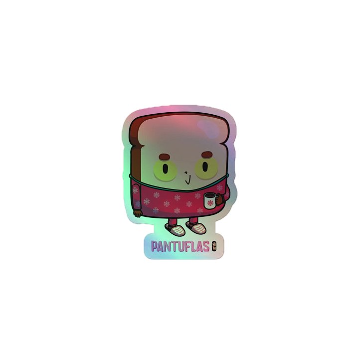 Pantuflas - Sticker (Holographic Kiss Cut) product image (1)