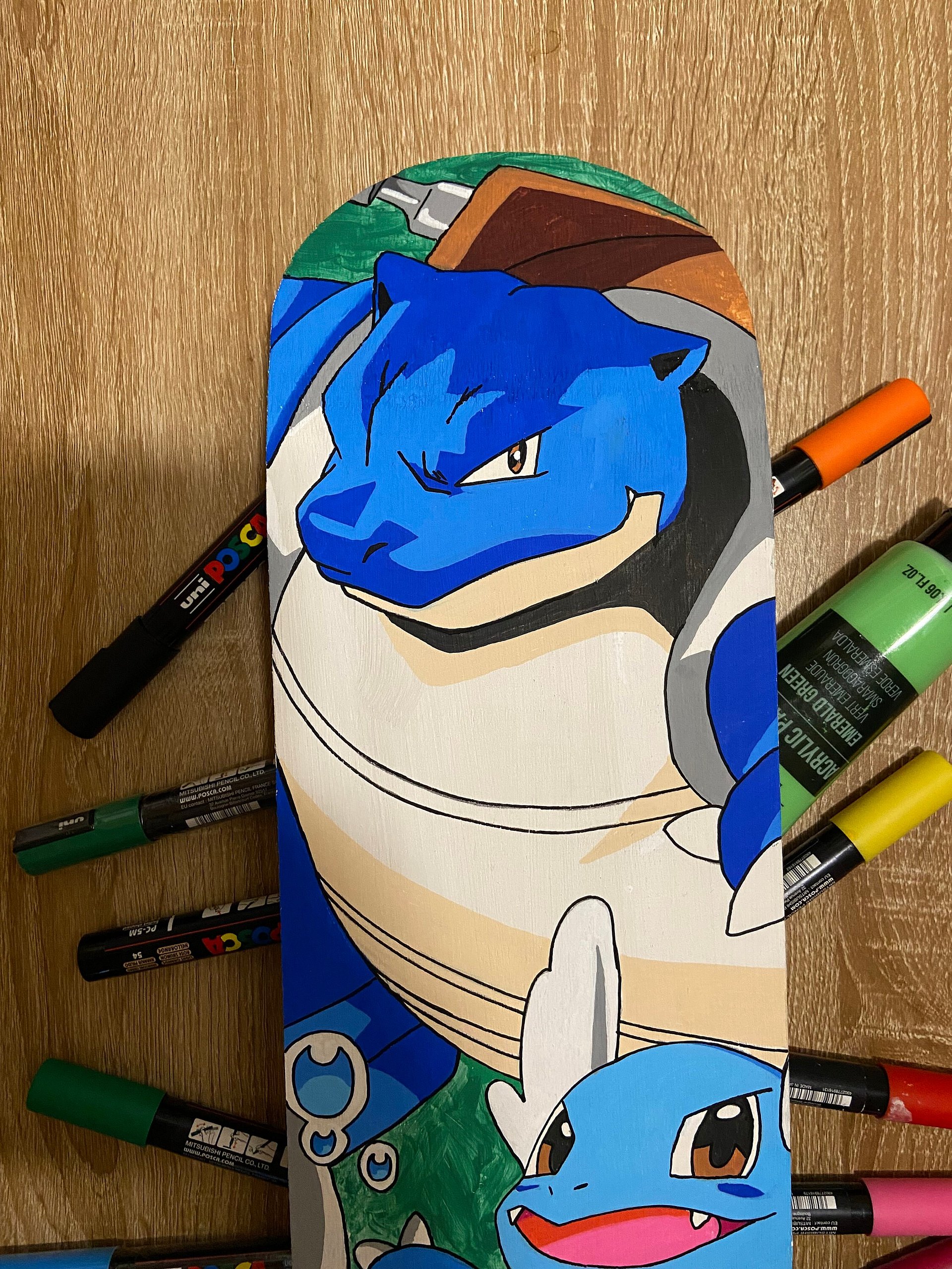 Planche skateboard décorative || Carapuce évolutions product image (2)