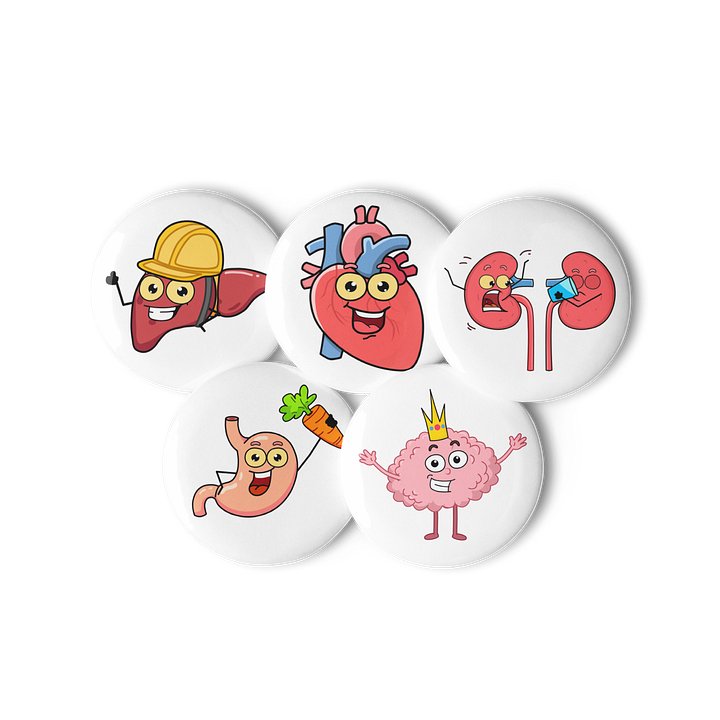 Body Organ Pins product image (3)