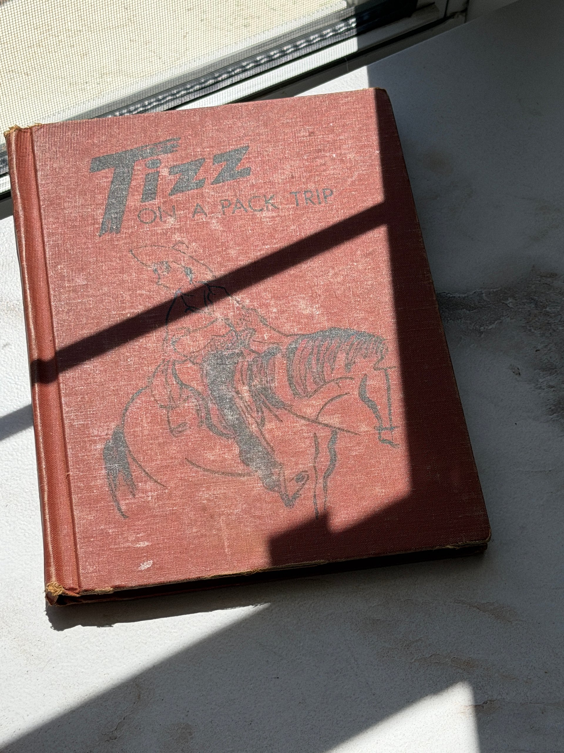 1961 Tizz on a Pack Trip by Elisa Bialk | Vintage Illustrated Children’s Horse Adventure product image (1)