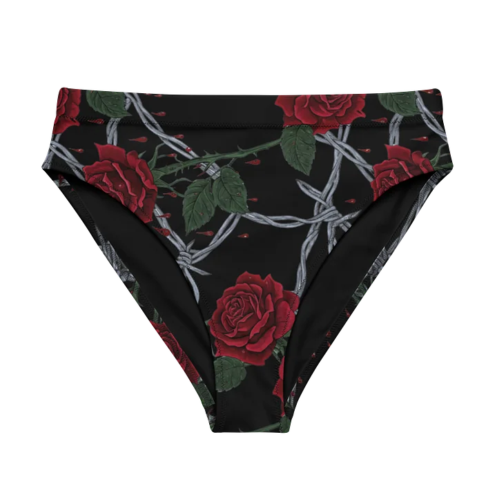 Colored Barbed Wire & Roses High Waisted Bottoms product image (1)