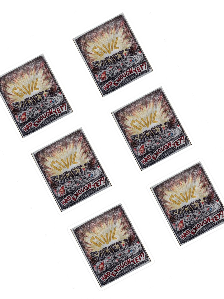 Civil Society Sticker Sheet product image (1)
