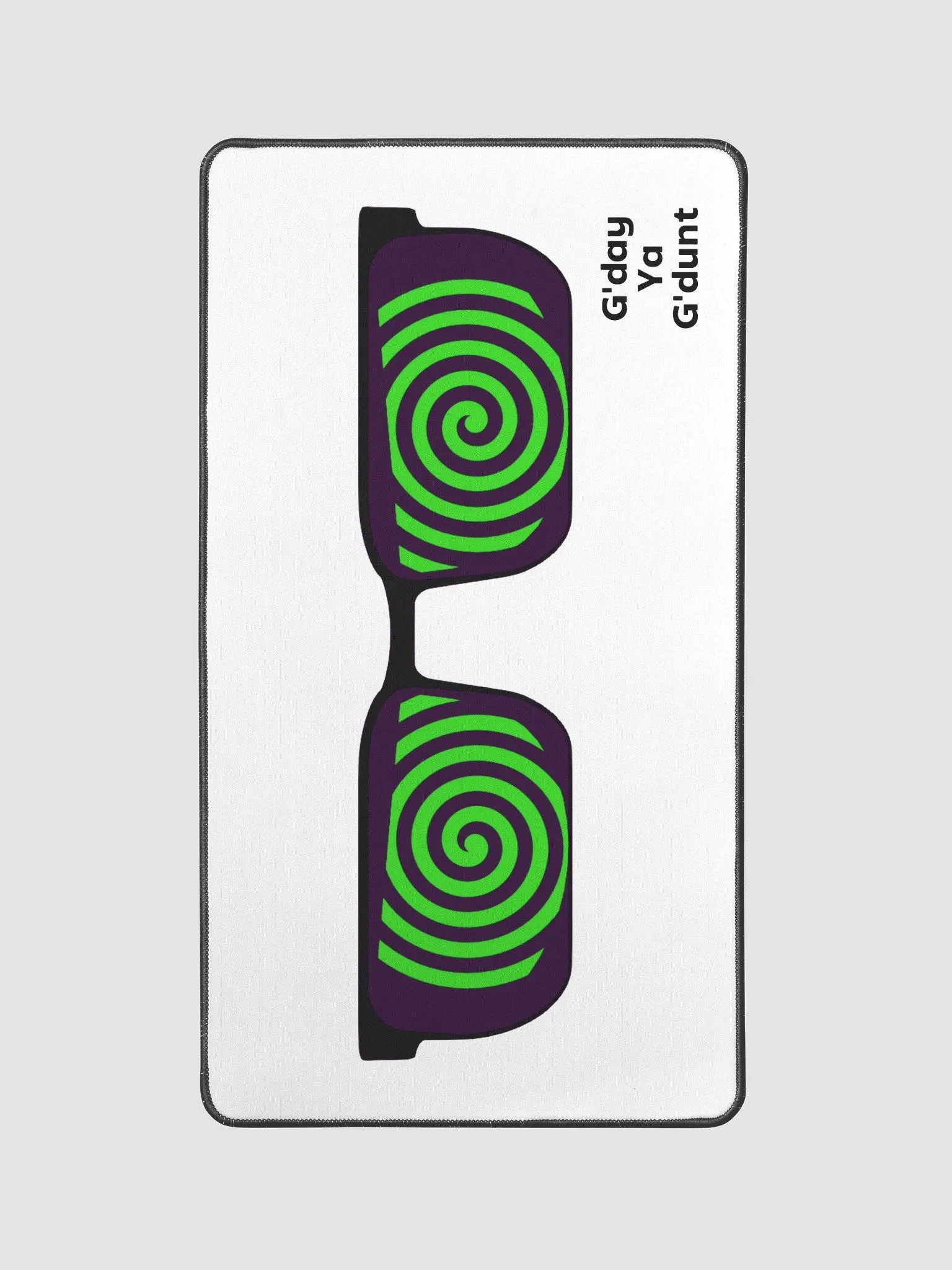 G'day Ya G'dunt - White desk mat product image (1)
