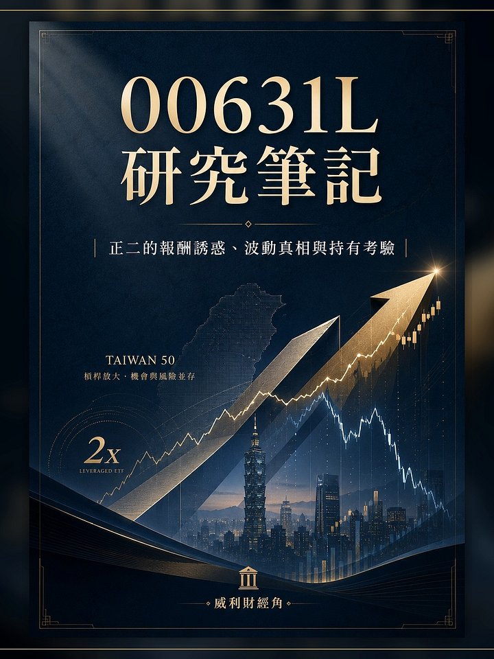 00631L研究筆記，正二的報酬誘惑、波動真相與持有考驗 product image (1)