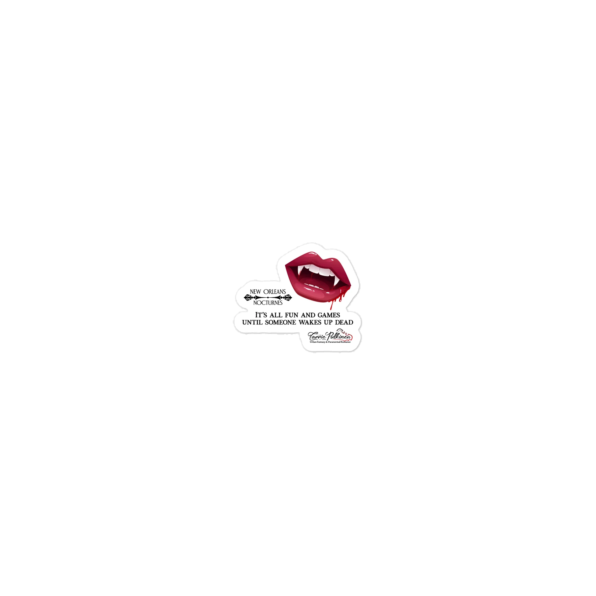 Vampy Lips Die-Cut Stickers product image (1)