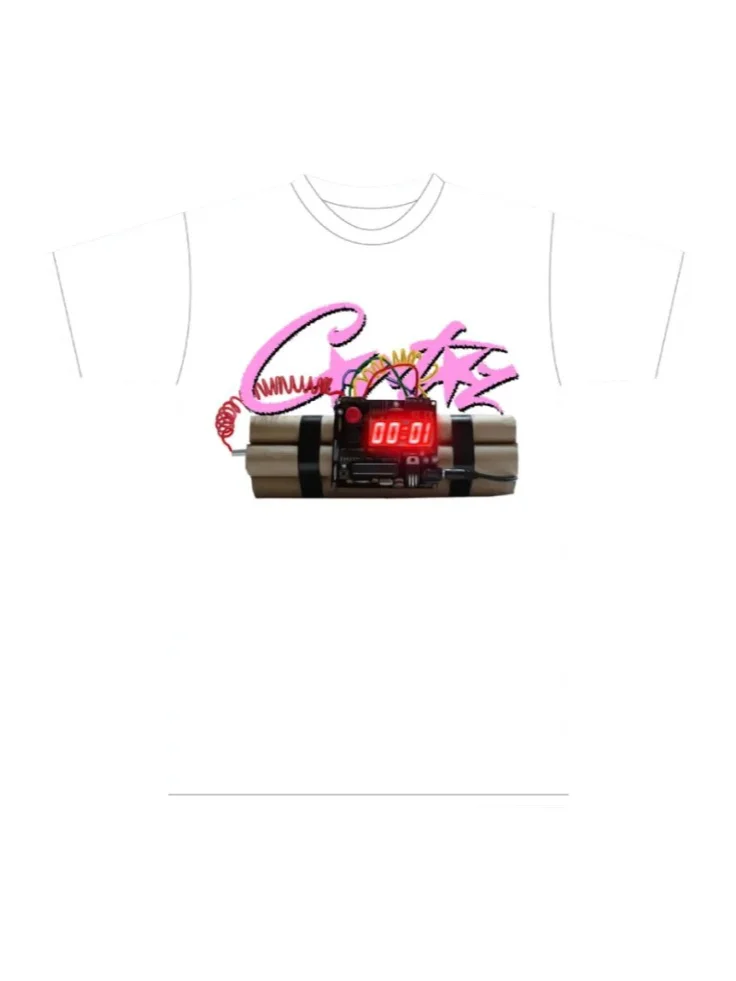 Corteiz No Time 4 Luv T-Shirt – White product image (1)