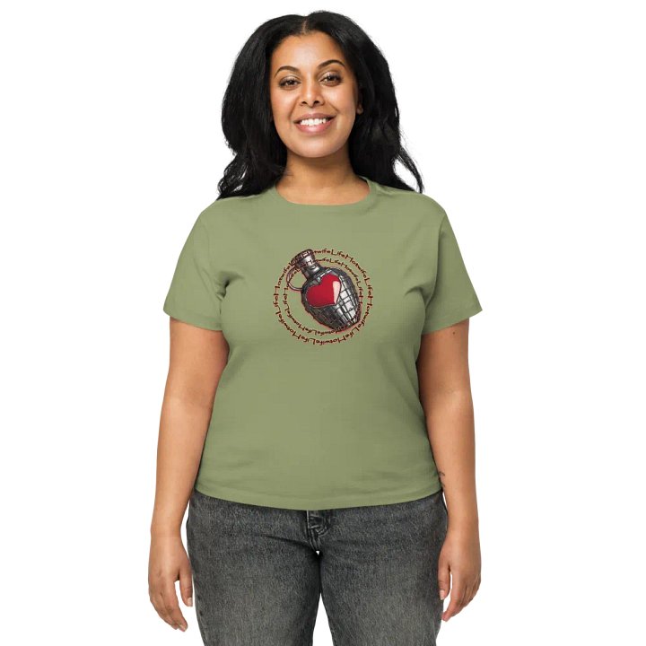 Hotwife Life Bottle of Love Heart Grenade high waste Tee product image (10)