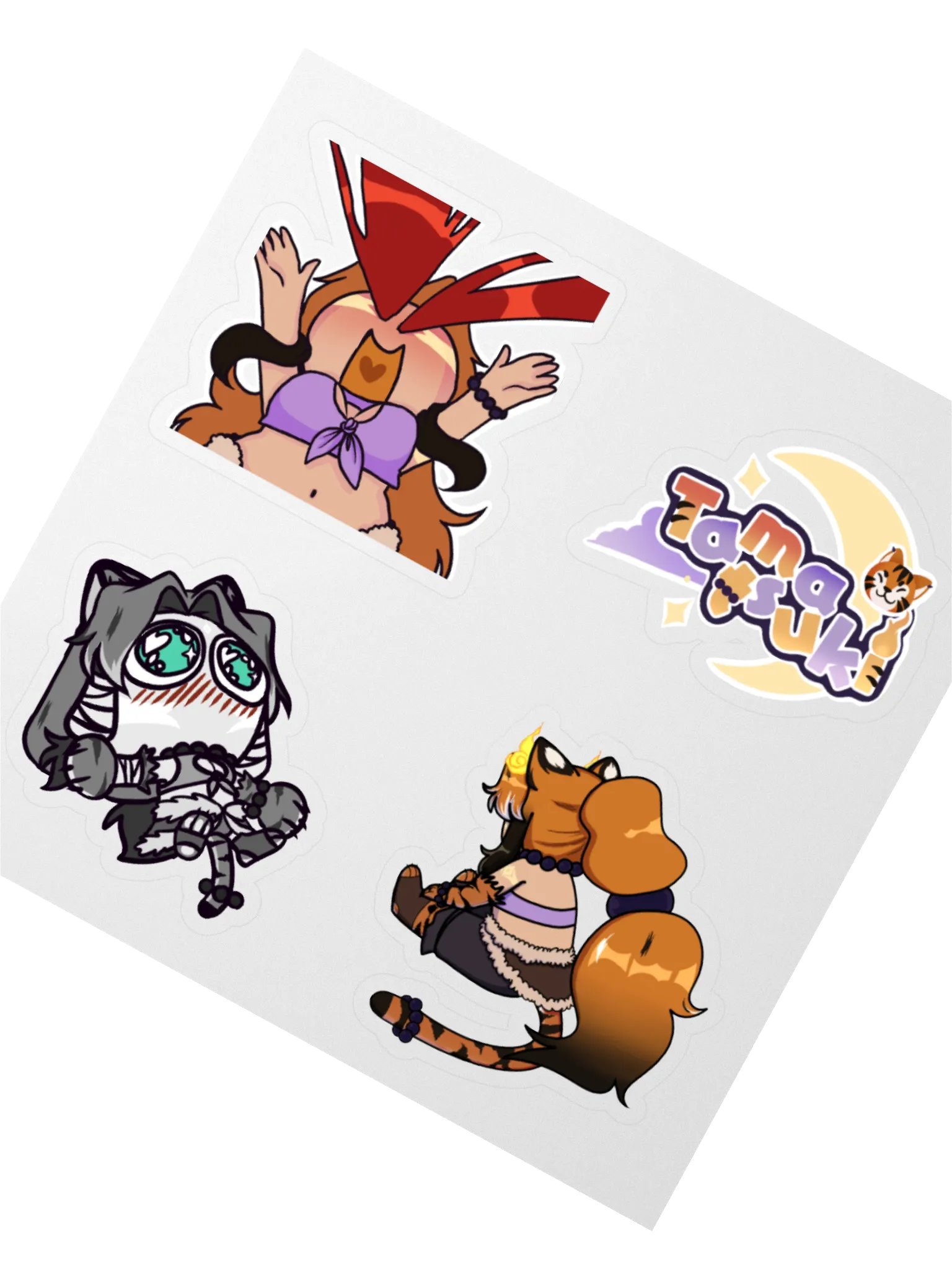 Chibi + Logo Sticker Sheet product image (6)