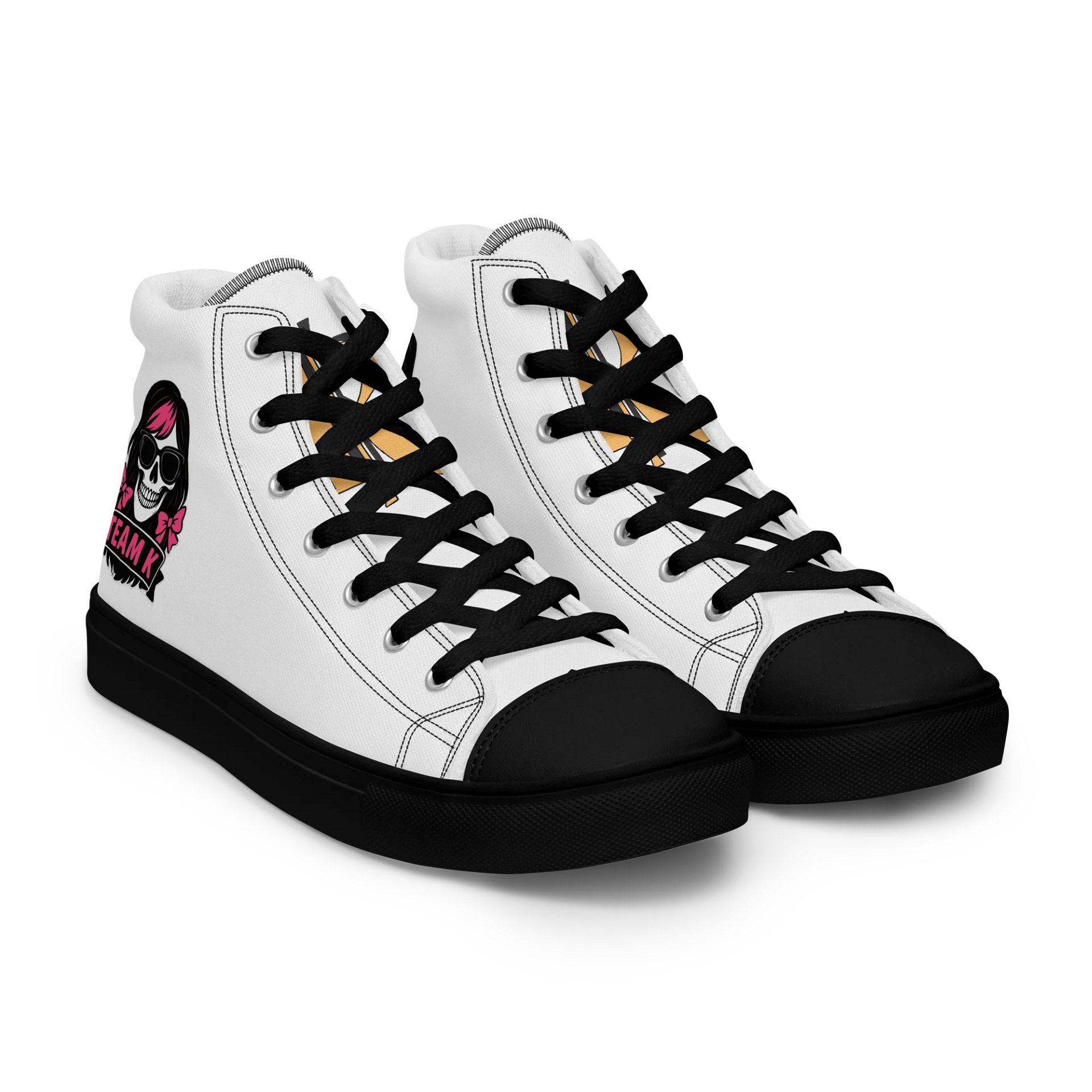 TEAM K (V-6) Women's High Top Canvas Shoes product image (8)