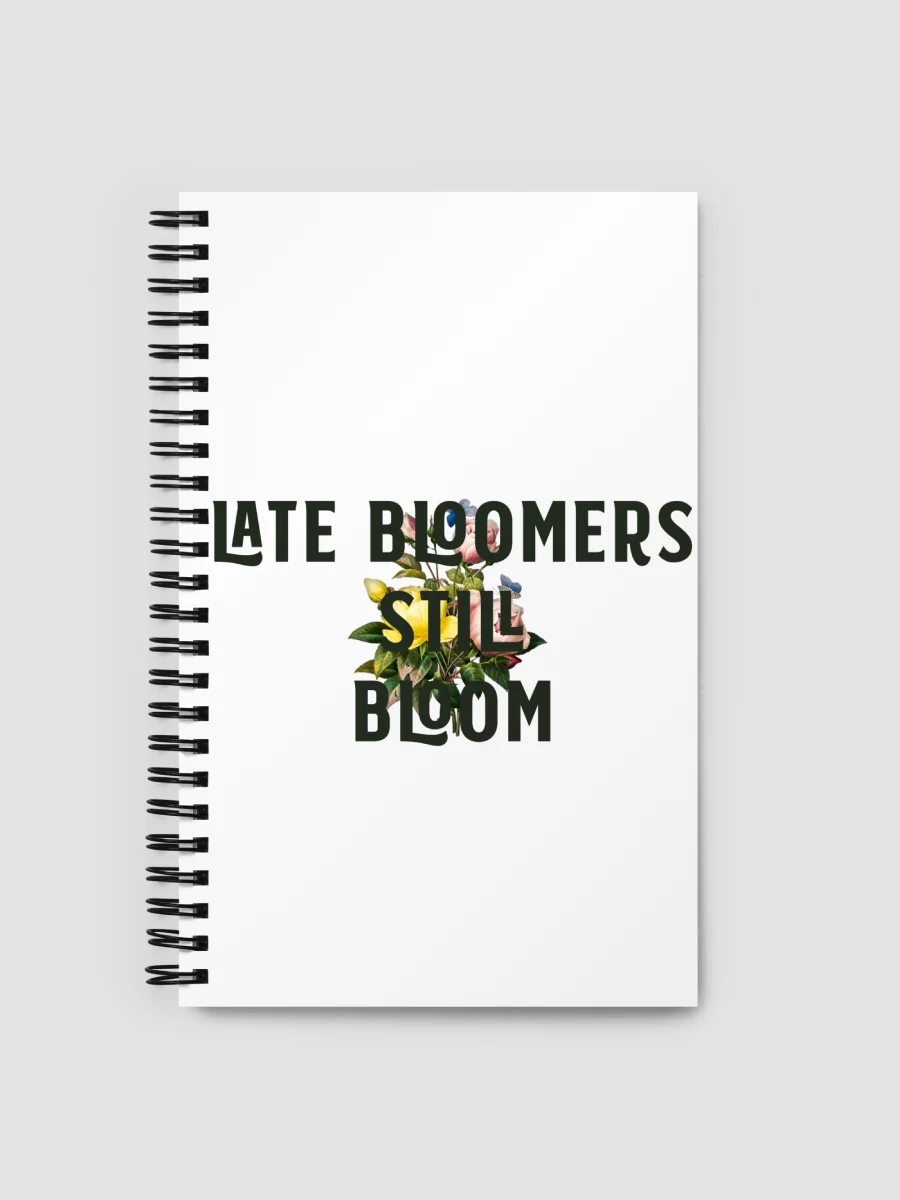[theGardensStore] Spiral Notebook Latebloomer product image (1)