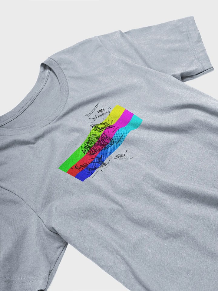 Photography T-Shirt - DSLR Camera Diagram Gift for Photographer RGB CMYK Design product image (2)