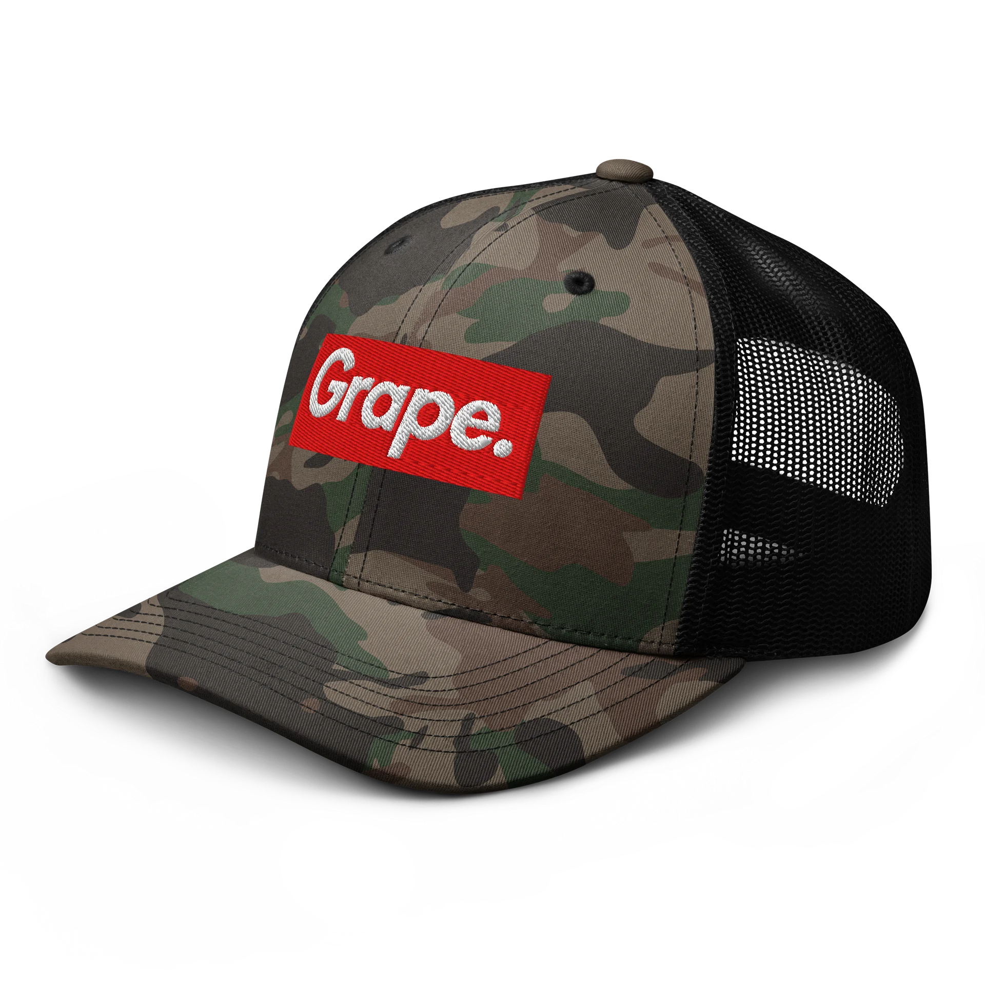 Grape. Camo Trucker Hat product image (4)