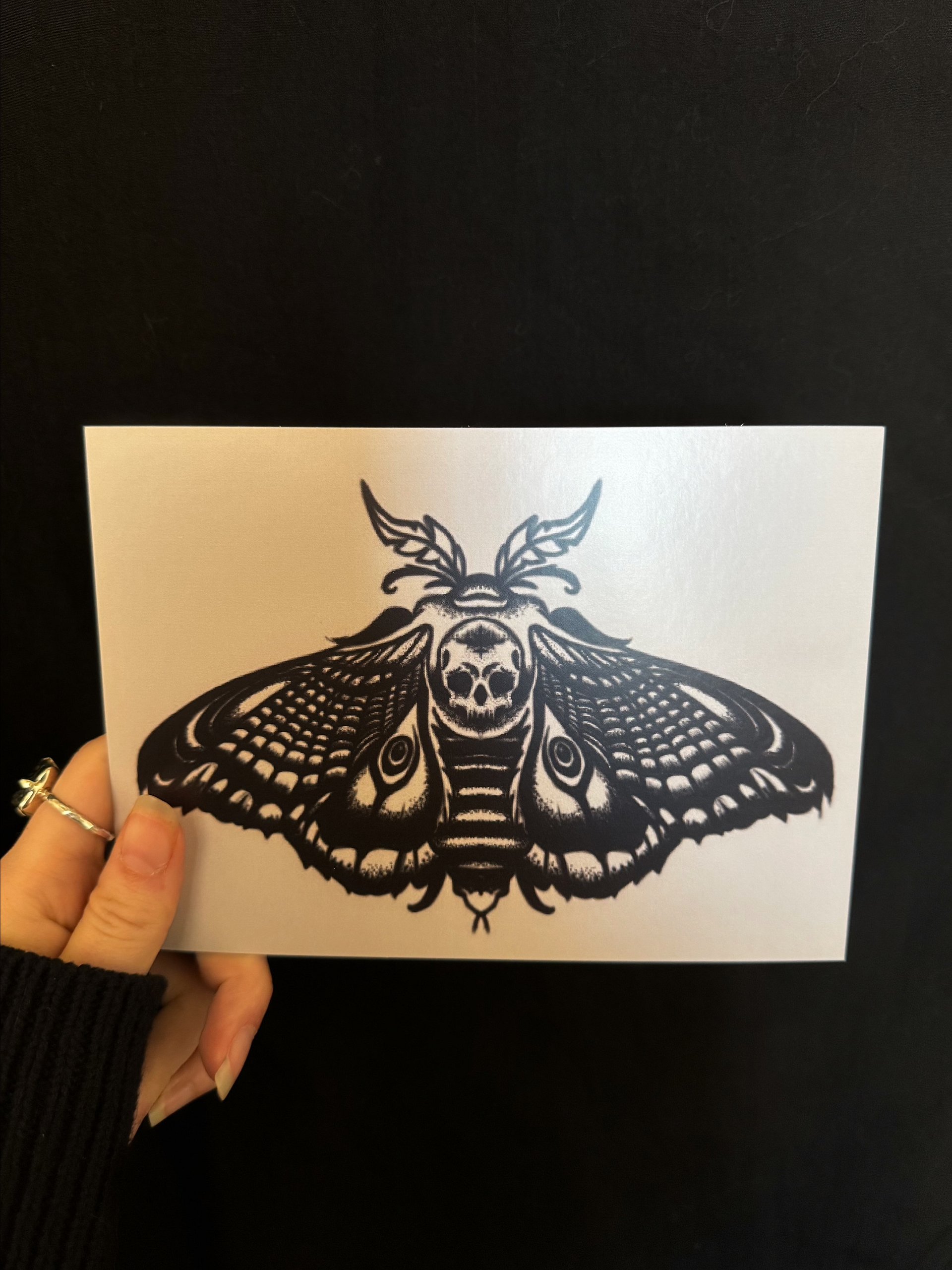 Happy Mail - ‘Deathmoth’ postcard product image (1)