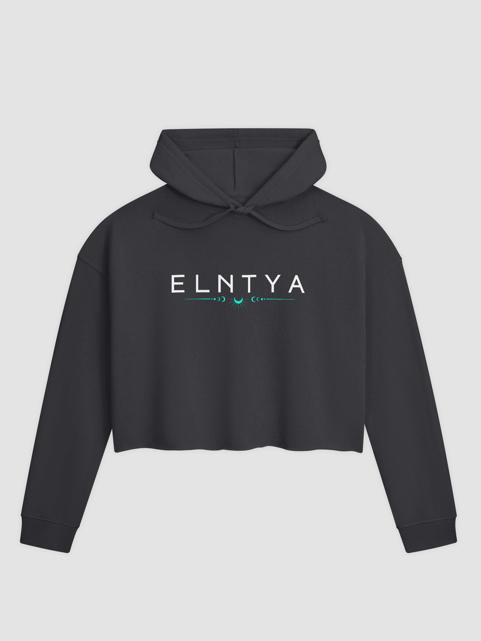 Big El White Snek Logo Cropped Hoodie product image (2)