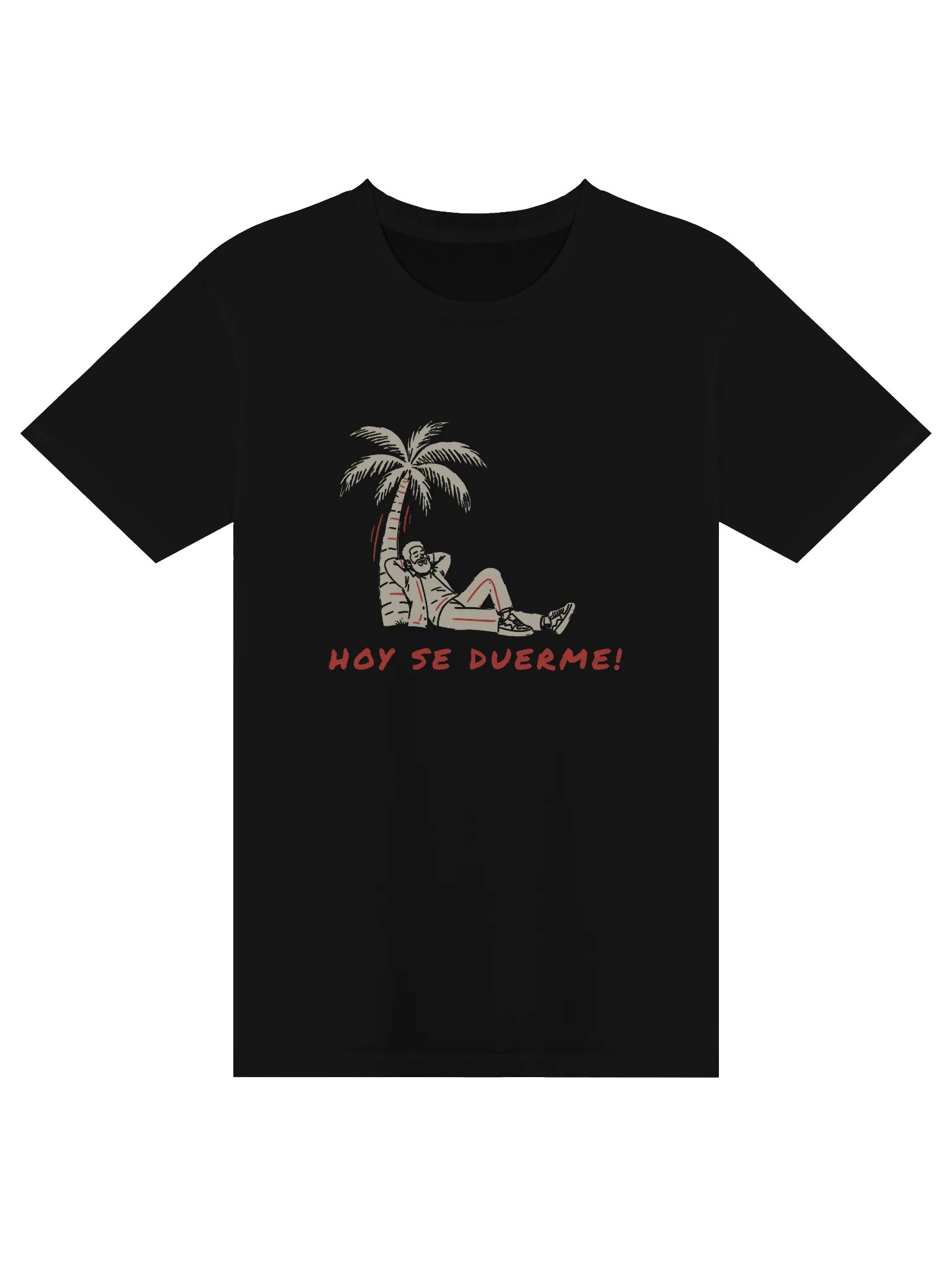 Hoy Se Duerme Tee — Black product image (1)
