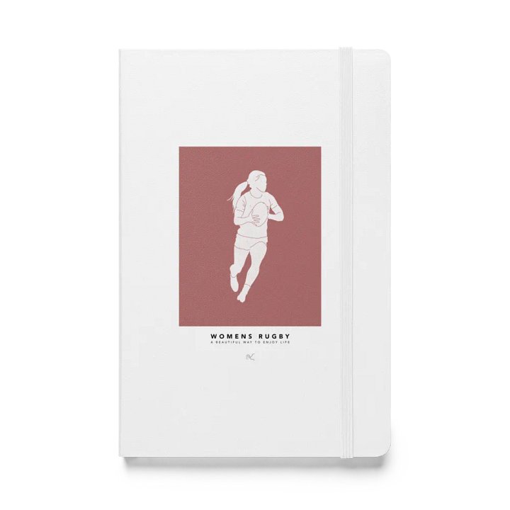 WOMENS RUGBY Hardcover Notebook "red" product image (1)