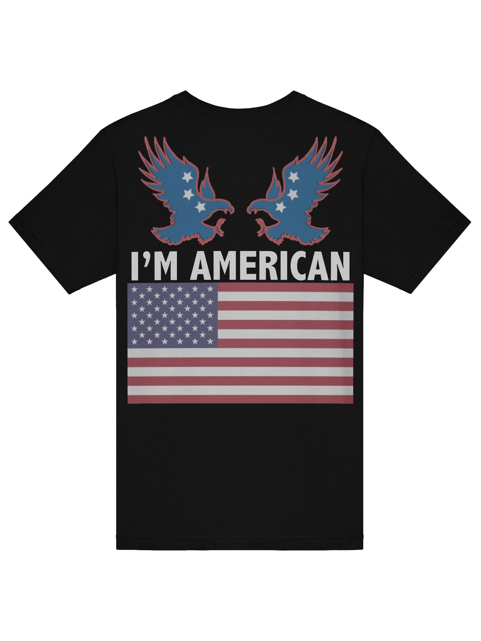 "I'm not fat, I'm American" Unisex T-Shirt product image (6)