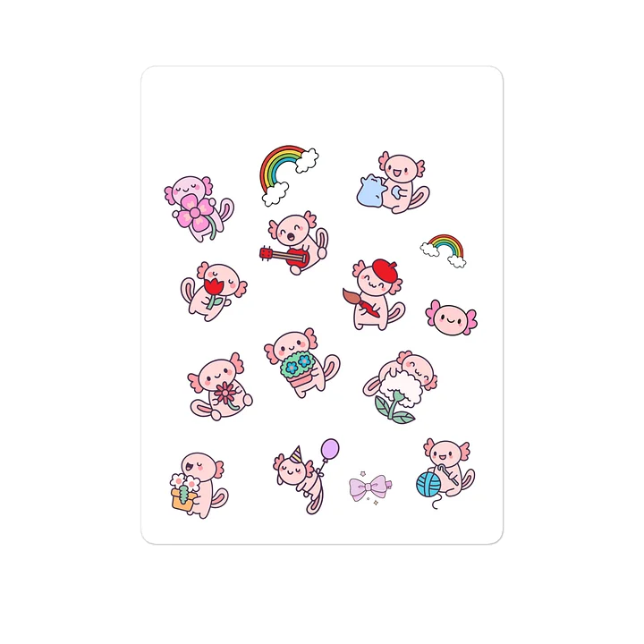 Axolotl Sticker Pack product image (2)