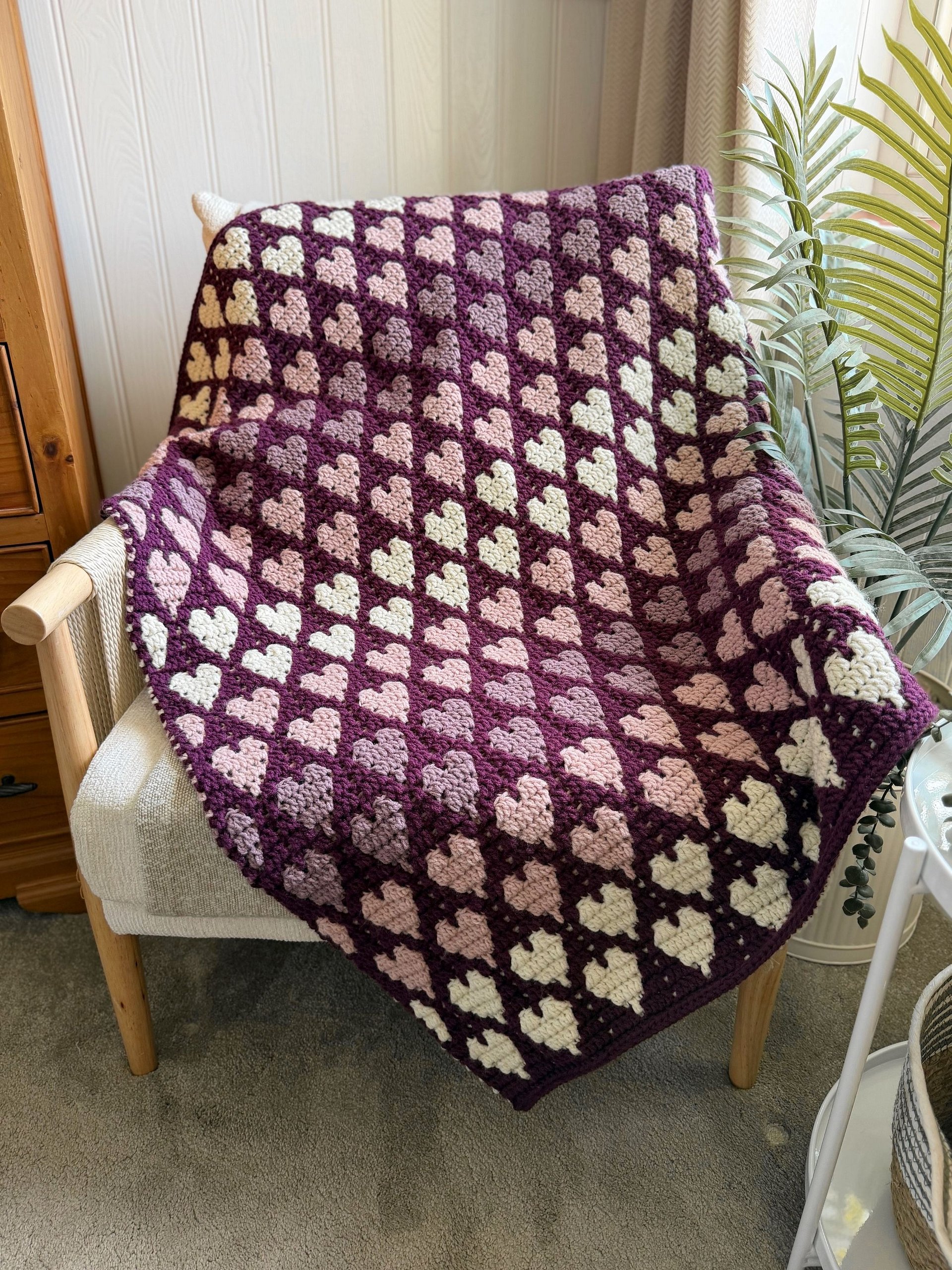 Happy Hearts Blanket Pattern product image (11)