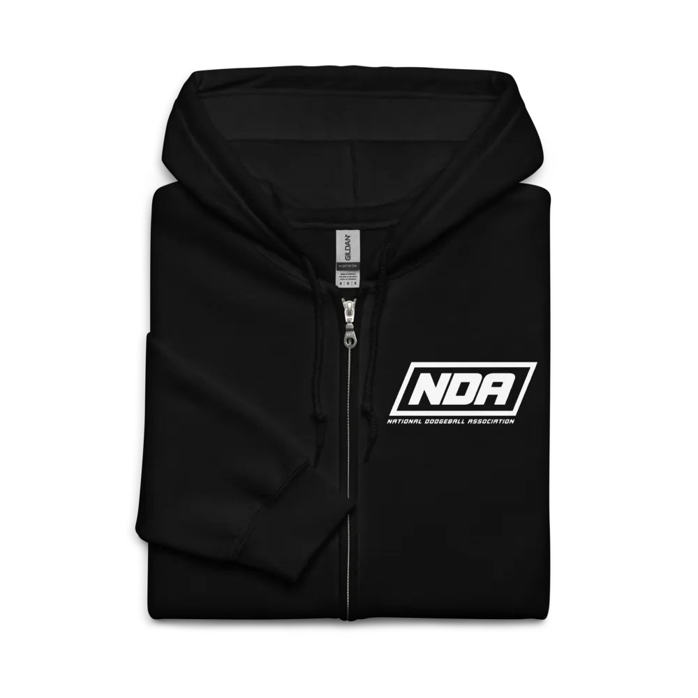 National Dodgeball Association Zip-Up Hoodie (Light) product image (3)