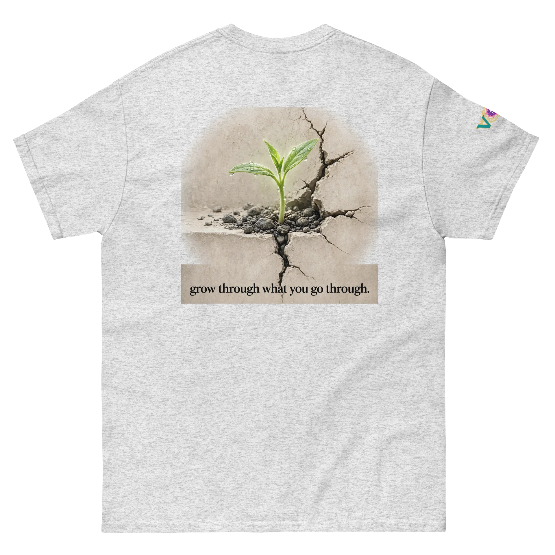 V2W "WHAT YOU DO GROWS YOU” Concrete Sprout Tee product image (49)