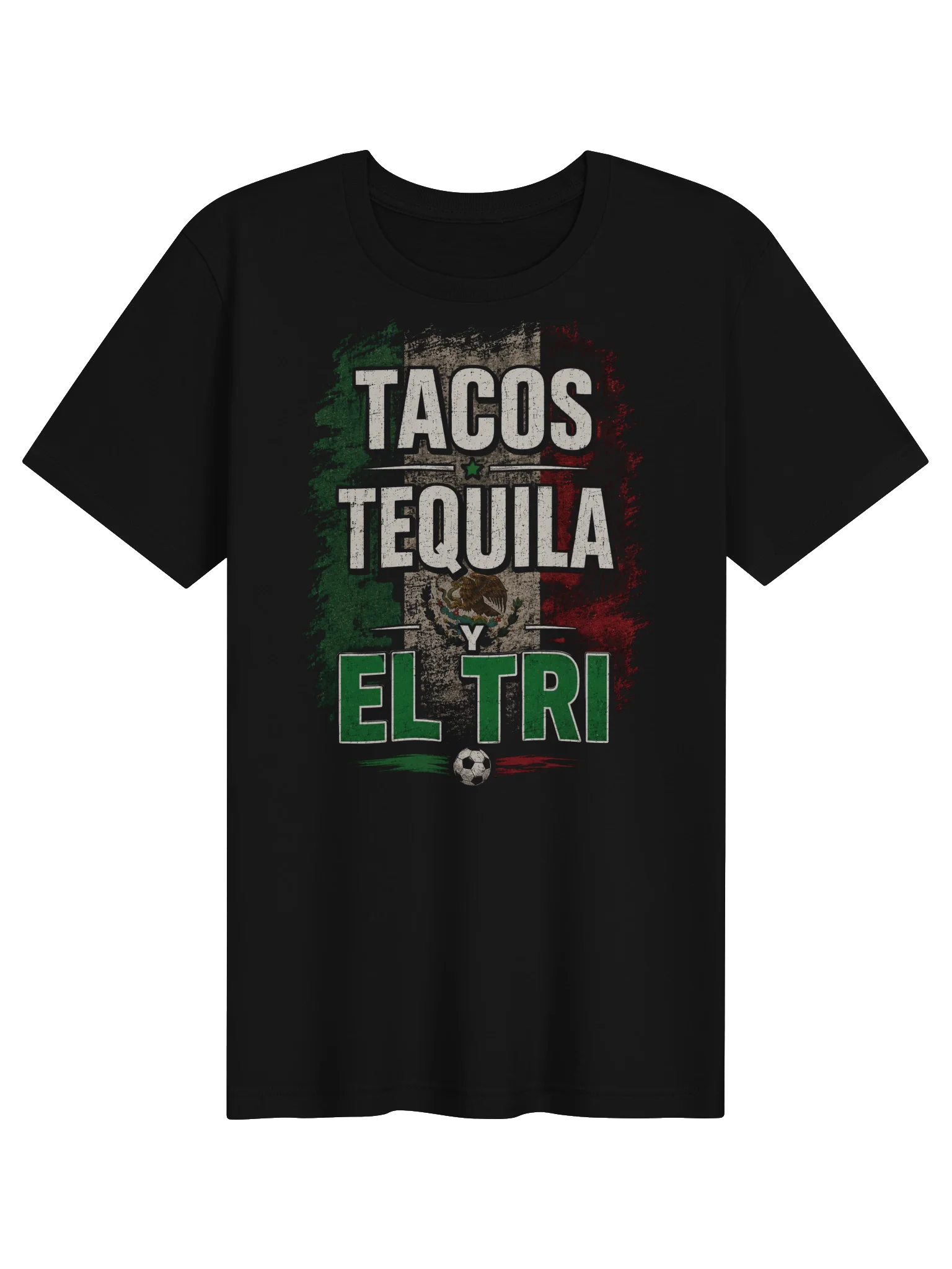 Tacos Tequila y El Tri T-Shirt | Mexico Soccer Fan Tee and Apparel product image (1)