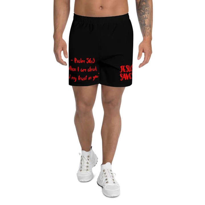 PSALM 56:3 ATHLETIC SHORTS product image (1)