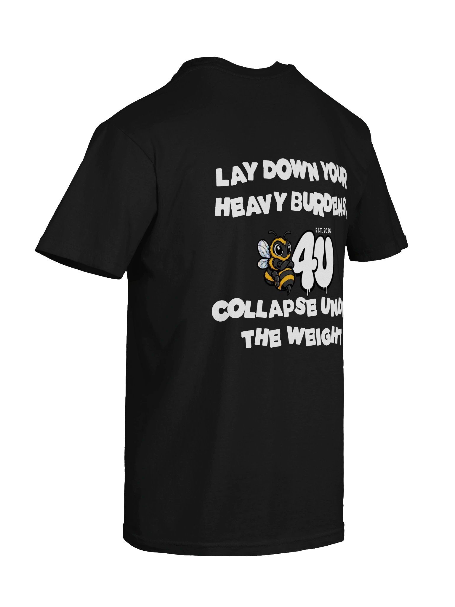 LAY DOWN THE BURDEN B4U COLLAPSE Graphic Tee product image (80)