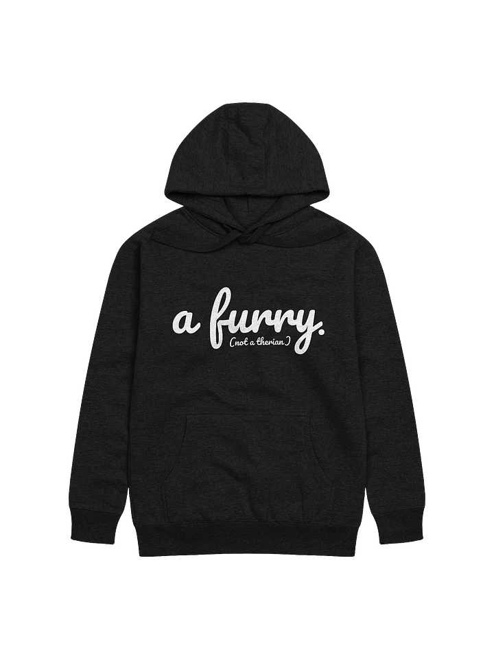 Clearly a furry hoodie (dark edition) product image (1)